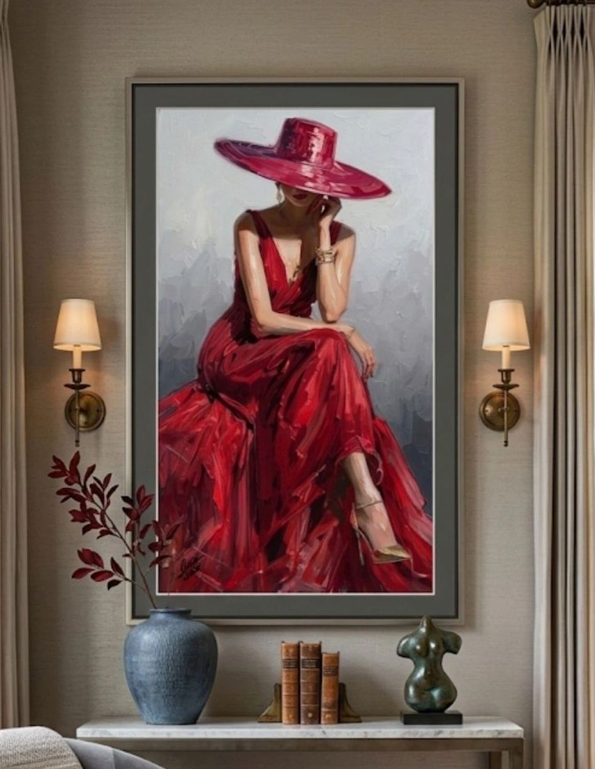 ArteDiAlina.com painting: Mysterious Lady